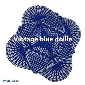 Vintage handmade big blue Dolie